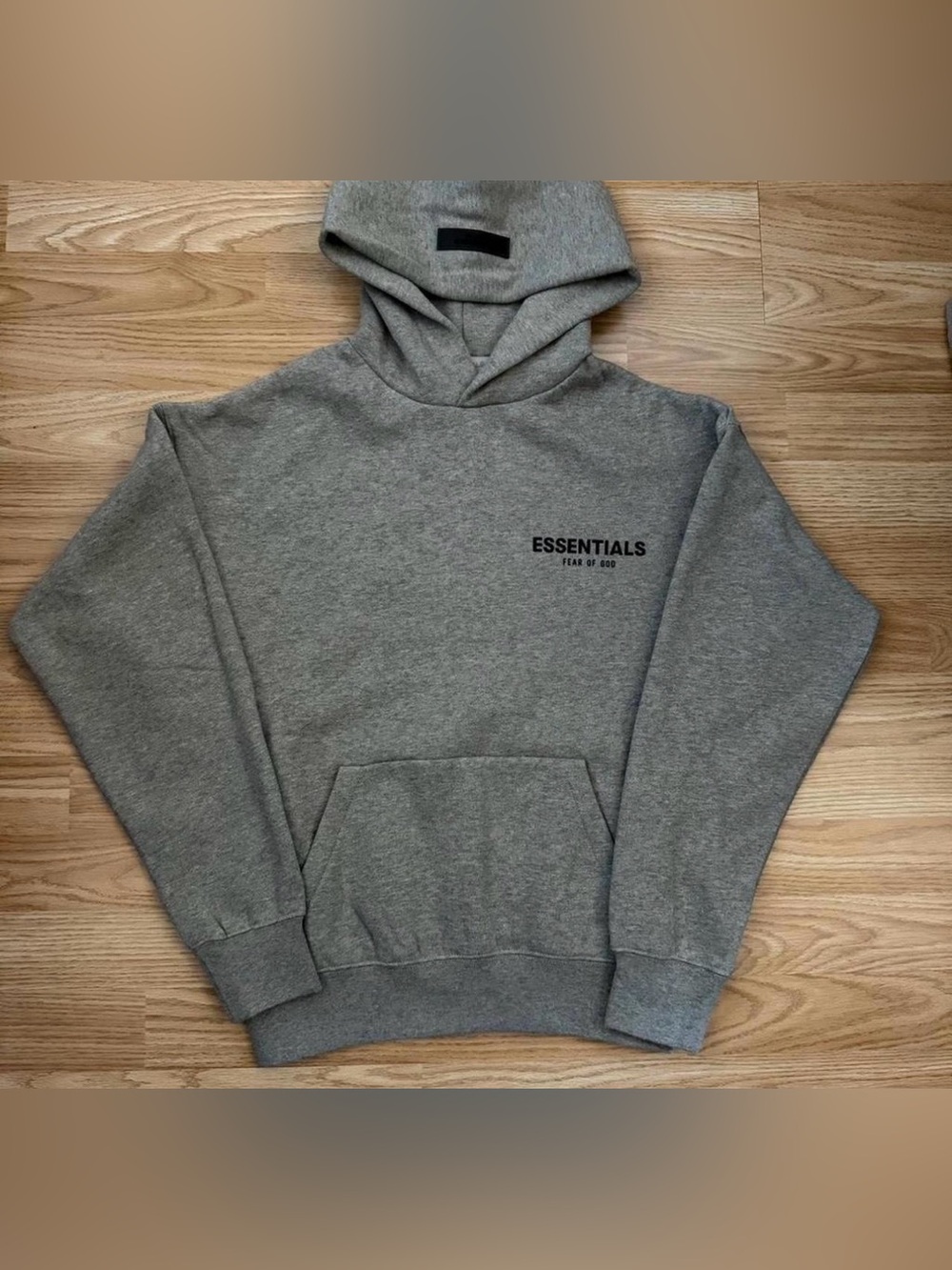 Essentials Kids Dark oatmeal Hoodie 22 model size 12 year Girl and Boy both